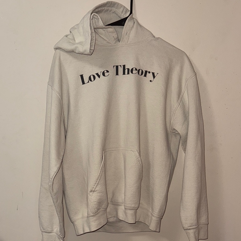 Gildan Cream Hoodie with Smiley Print